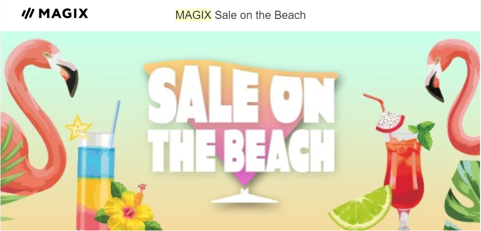 MAGIX Sale on the Beach