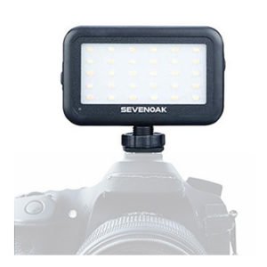 Sevenoak SK PL30 Mini LED Video Light with 30 BiColor LED Beads 3 Brightness Levels USB Charging for Cell Phones DSLR Cameras.
