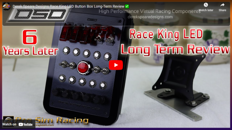 Derek Speare Designs Race King LED Button Box Video Thumbnail Capture